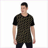 Black - Chained Men's O-Neck T-Shirt - Mens T-Shirts at TFC&H Co.