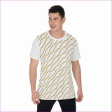 White - Chained Men's O-Neck T-Shirt - White - Mens T-Shirts at TFC&H Co.