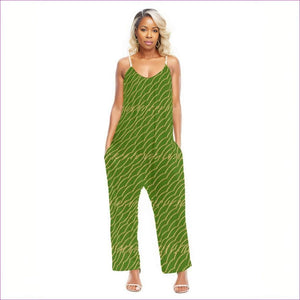 - Chained Womens Loose Cami Jumpsuit - womens jumpsuit at TFC&H Co.