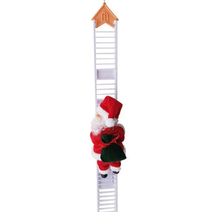 Climbing ladder A - Christmas Climbing Ladder Electric Santa Claus - Christmas Decoration at TFC&H Co.