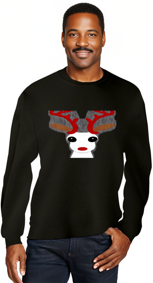 - Christmas Reindeer Unisex Gildan 18000 Christmas Sweatshirt - unisex sweatshirt at TFC&H Co.