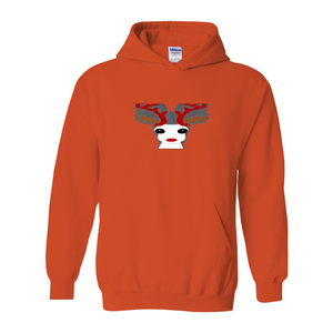 OrangeRed - Christmas Reindeer Unisex Heavy Blend Cotton Christmas Hoodie - unisex hoodie at TFC&H Co.