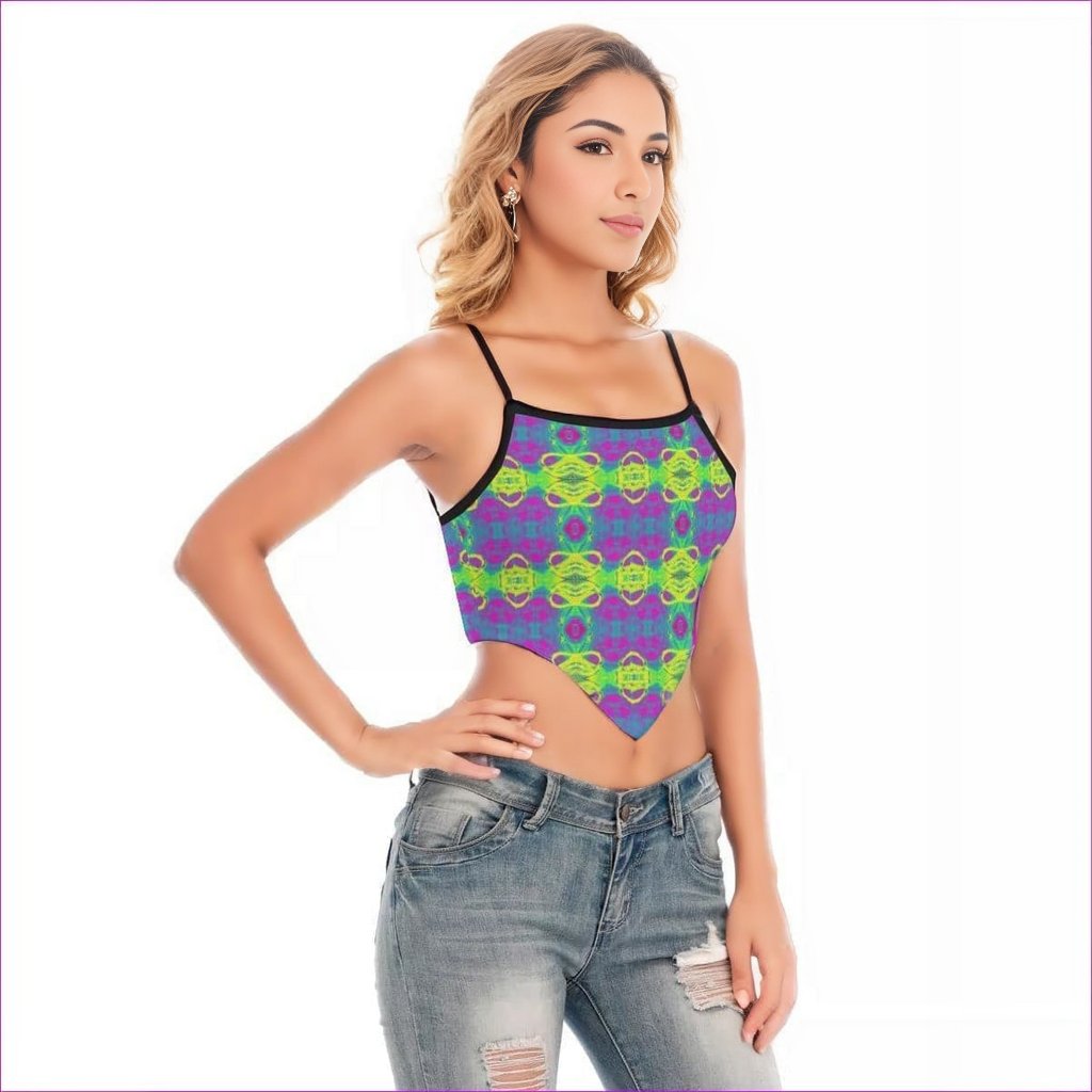 Club Lights Womens Cami Tube Top - women's crop top at TFC&H Co.