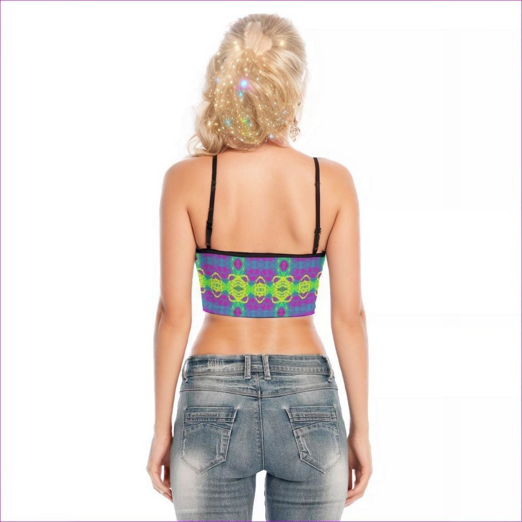 Club Lights Womens Cami Tube Top - women's crop top at TFC&H Co.