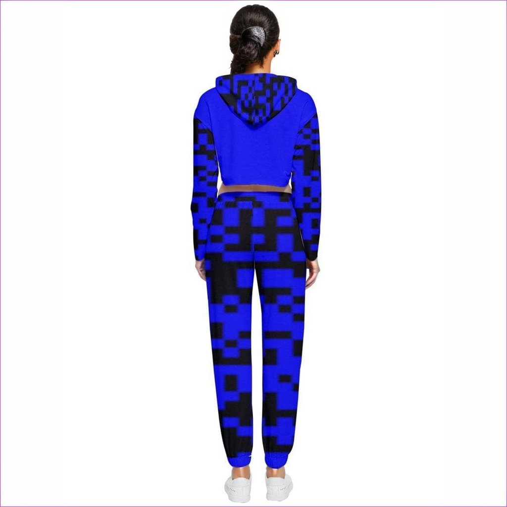 Code Clothing Cropped Zip Up Lounge Set - 5 colors - women's jogging set at TFC&H Co.