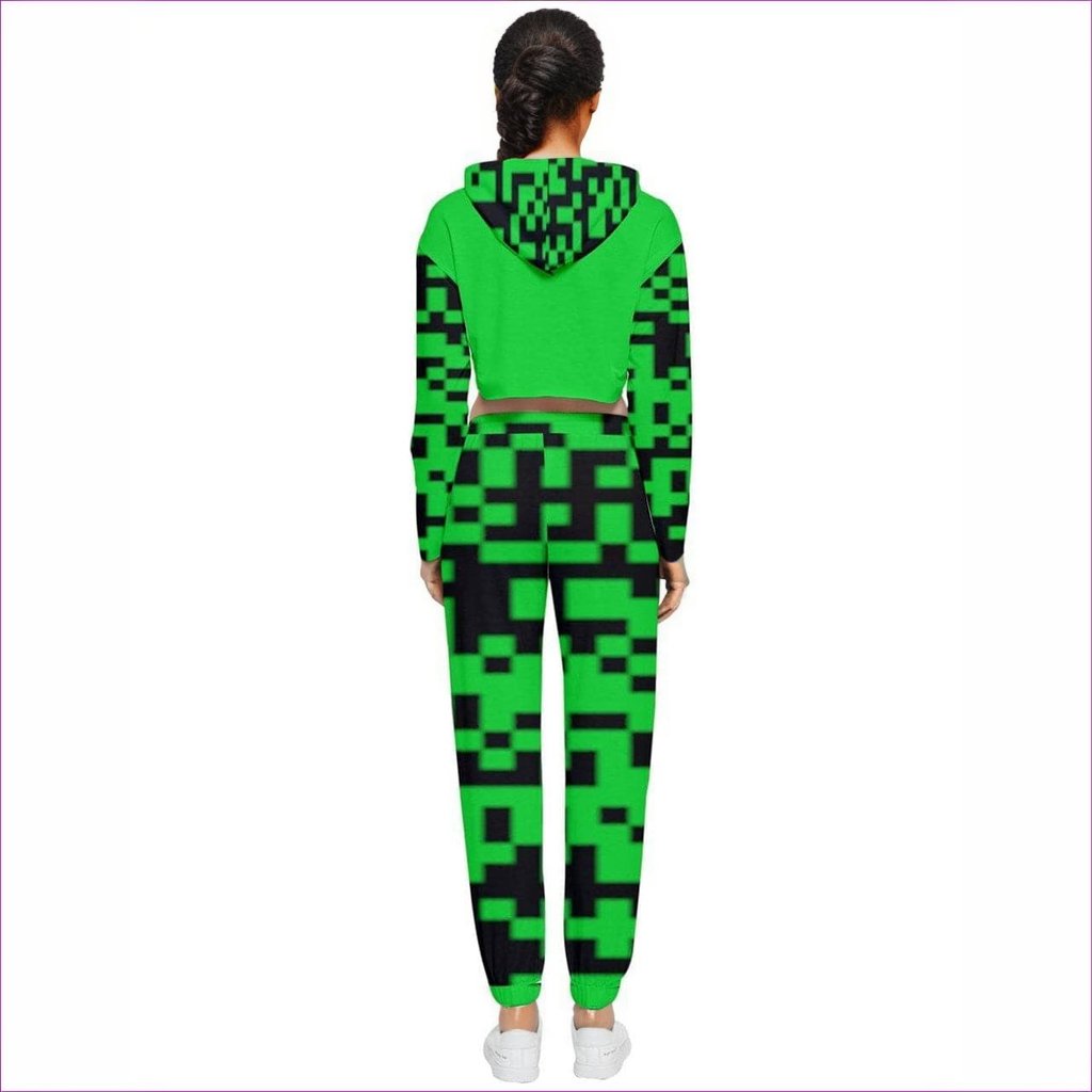 Code Clothing Cropped Zip Up Lounge Set - 5 colors - women's jogging set at TFC&H Co.