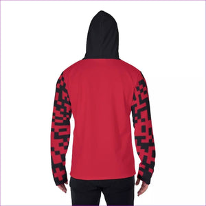 - Code Men's Pullover Hoodie With Mask - Red - mens hoodie at TFC&H Co.