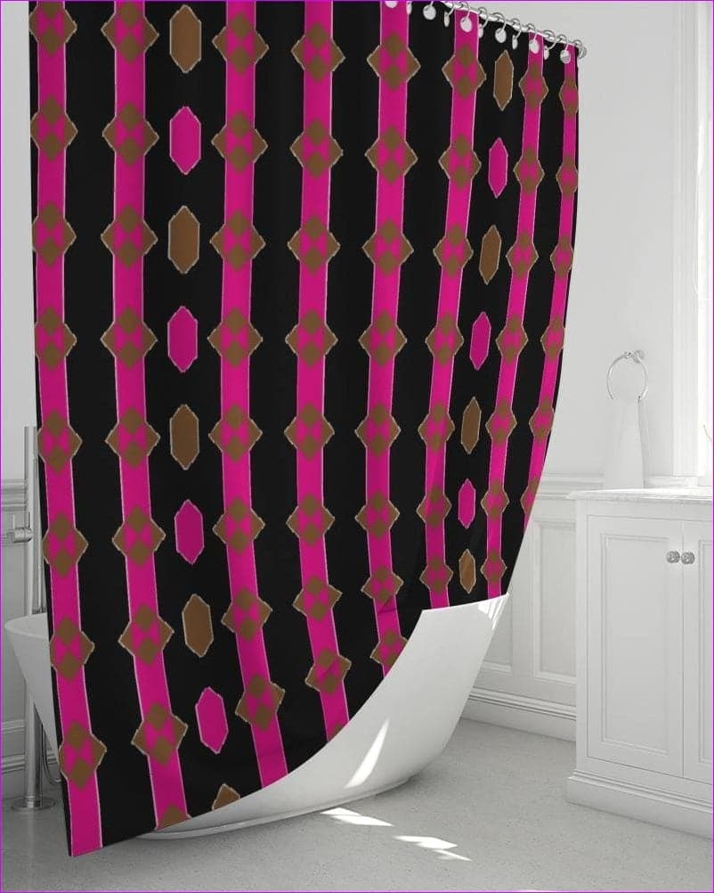 Coined Shower Curtain 72"x72" - shower curtain at TFC&H Co.
