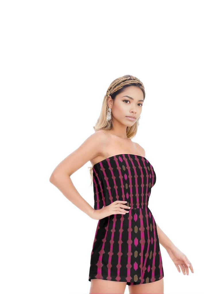- Coined Womens Tube Top Romper - womens romper at TFC&H Co.