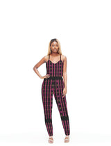 black - Coined Womens V-neck Cami Jumpsuit - womens jumpsuit at TFC&H Co.