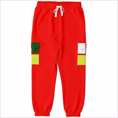 - Color Block Astute Premium Cargo Sweatpants - Fashion Cargo Sweatpants - AOP at TFC&H Co.