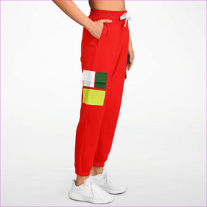 - Color Block Astute Premium Cargo Sweatpants - Fashion Cargo Sweatpants - AOP at TFC&H Co.