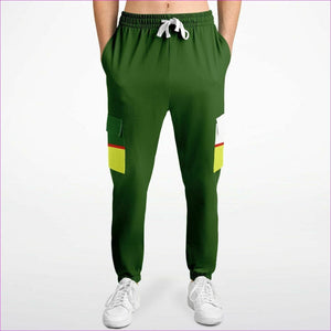 - Color Block Astute Premium Cargo Sweatpants in Green - Fashion Cargo Sweatpants - AOP at TFC&H Co.