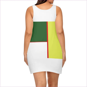 - Color Block Astute Womens Elegant Sleeveless Mini Dress - womens dress at TFC&H Co.