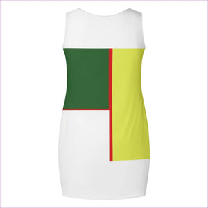 - Color Block Astute Womens Elegant Sleeveless Mini Dress - womens dress at TFC&H Co.