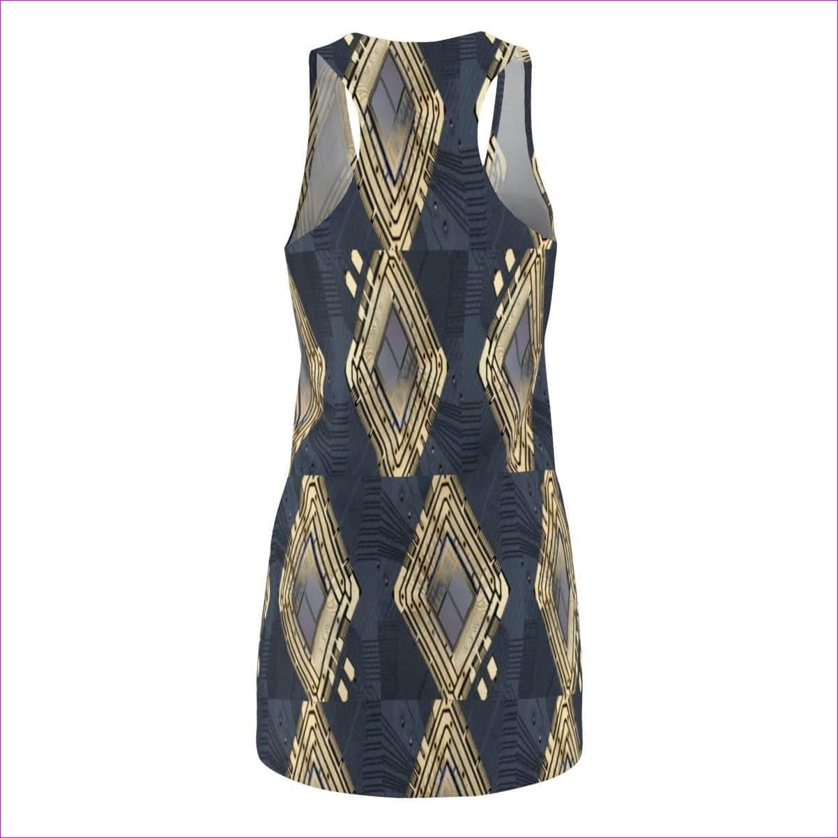 Computerized Womens Cut & Sew Racerback Dress Voluptuous (+) Size Available- Ships from The US - women's racerback dress at TFC&H Co.
