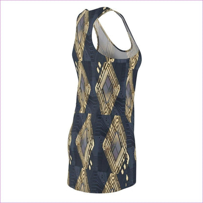 Computerized Womens Cut & Sew Racerback Dress Voluptuous (+) Size Available- Ships from The US - women's racerback dress at TFC&H Co.