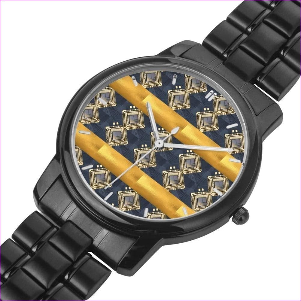 Black Link - diameter - 40mm Computerized Wrist Watch - watch at TFC&H Co.