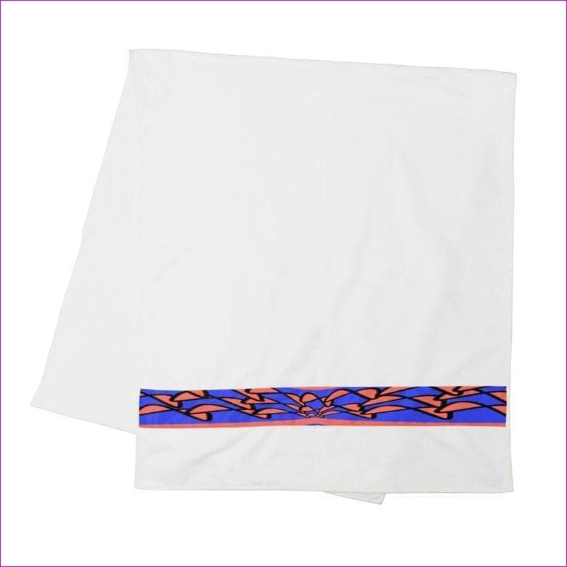 Coral Home Strip Towel - towel at TFC&H Co.