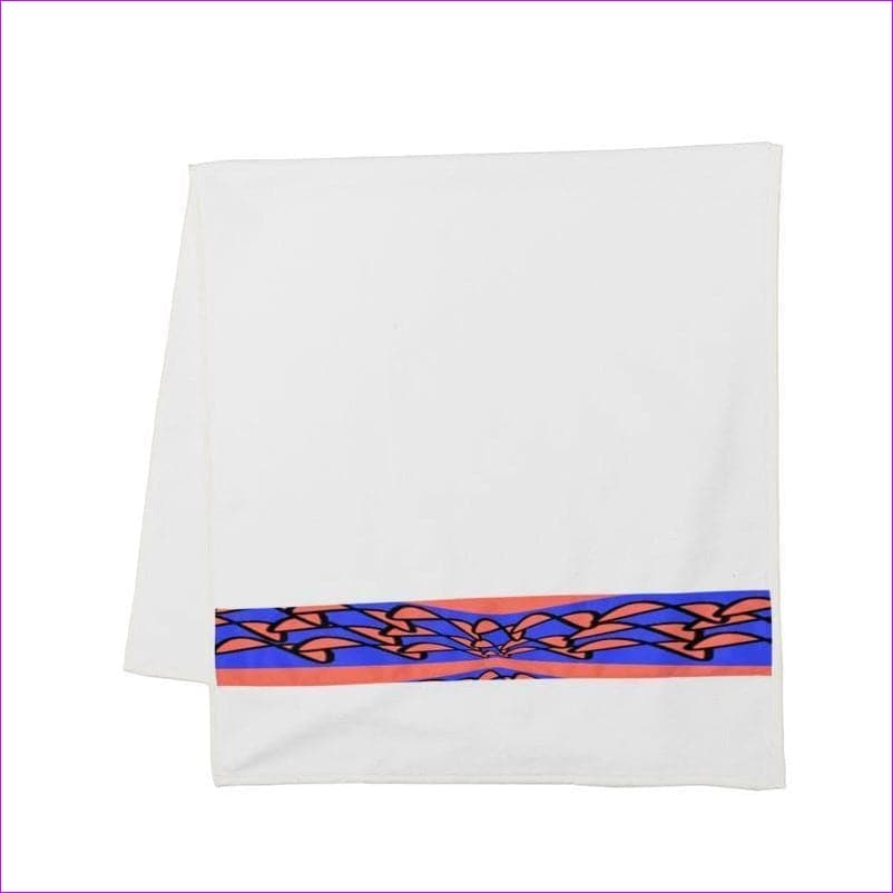 Coral Home Strip Towel - towel at TFC&H Co.