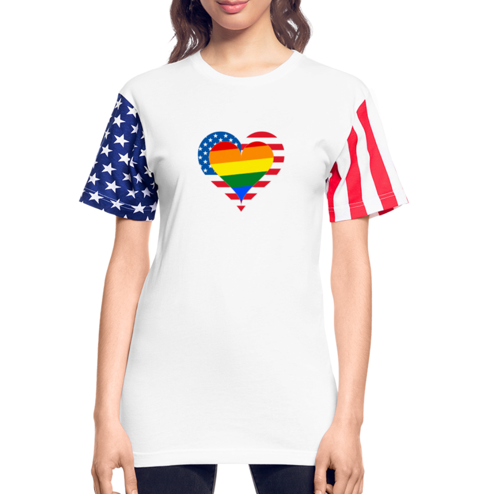 Country & Pride Adult Stars & Stripes T-Shirt | LAT Code Five™ 3976 - Ships from The USA - Adult Stars & Stripes T-Shirt | LAT Code Five™ 3976 at TFC&H Co.