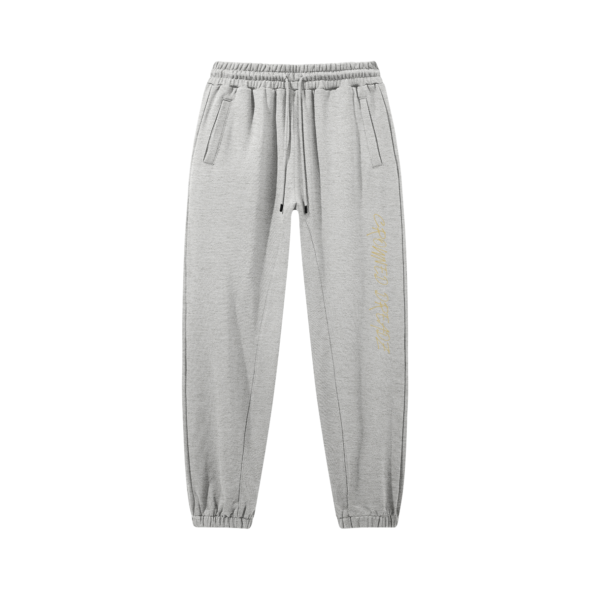 Heather Gray - Crowned Dreadz 380GSM Unisex Heavyweight Baggy Sweatpants - unisex sweatpants at TFC&H Co.