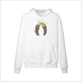 White - Crowned Dreadz Fleece Hoodie - Mens Hoodies at TFC&H Co.