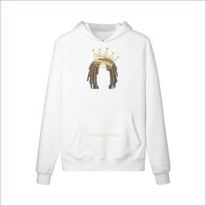 White - Crowned Dreadz Fleece Hoodie - Mens Hoodies at TFC&H Co.