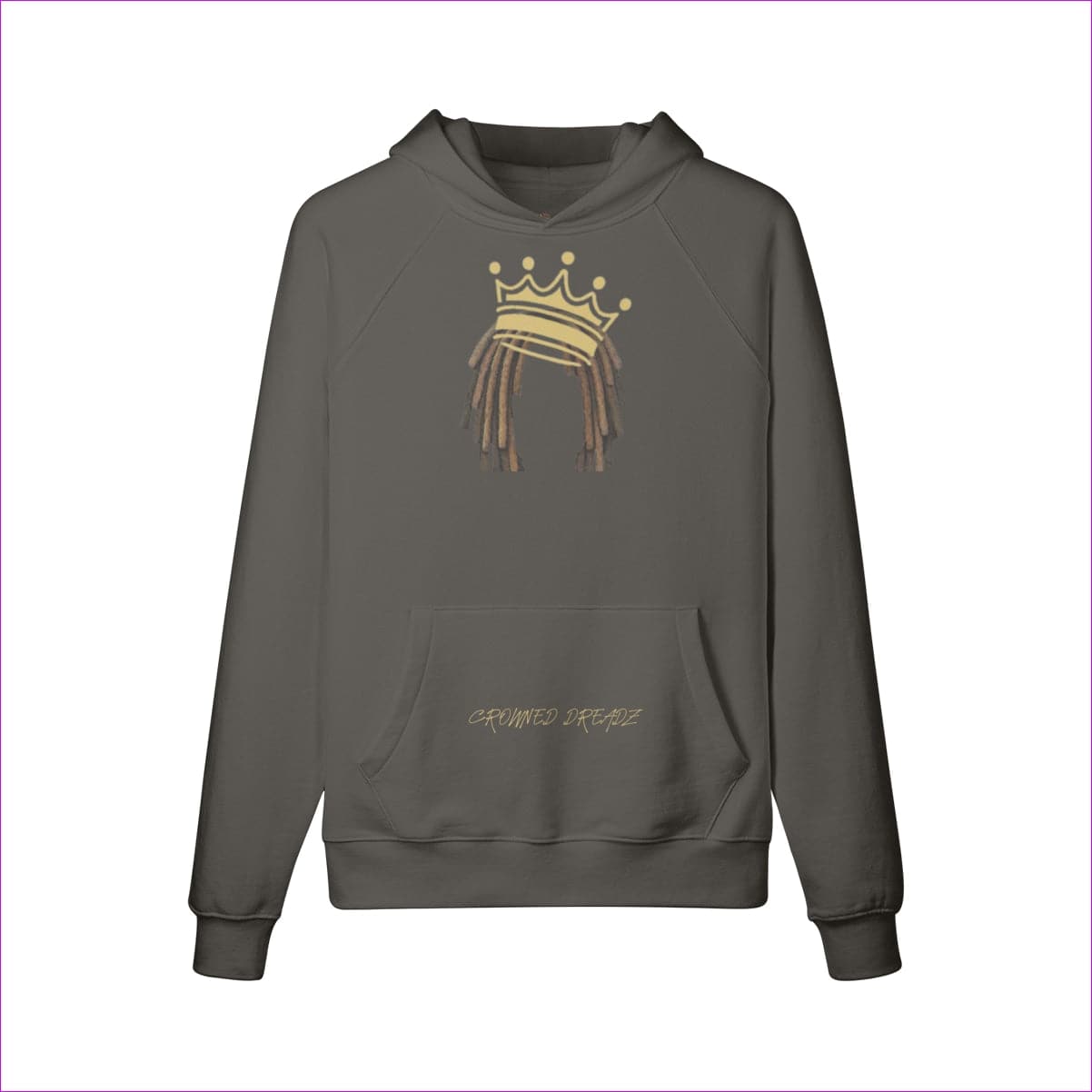 Charcoal Gray Crowned Dreadz Fleece Hoodie - Men's Hoodies at TFC&H Co.