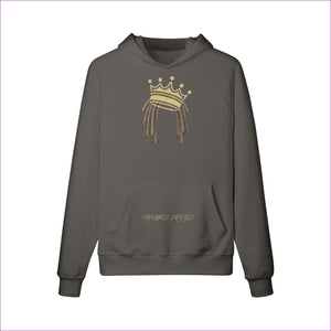 Charcoal Gray - Crowned Dreadz Fleece Hoodie - Mens Hoodies at TFC&H Co.