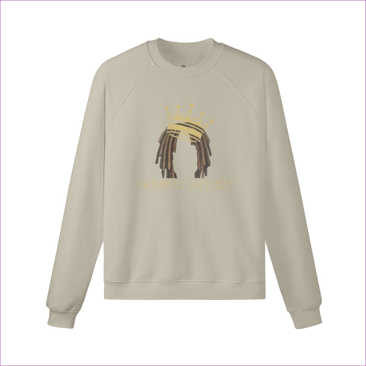 Rice Apricot - Crowned Dreadz Heavyweight Fleece-lined Sweatshirt - 6 colors - mens sweatshirt at TFC&H Co.