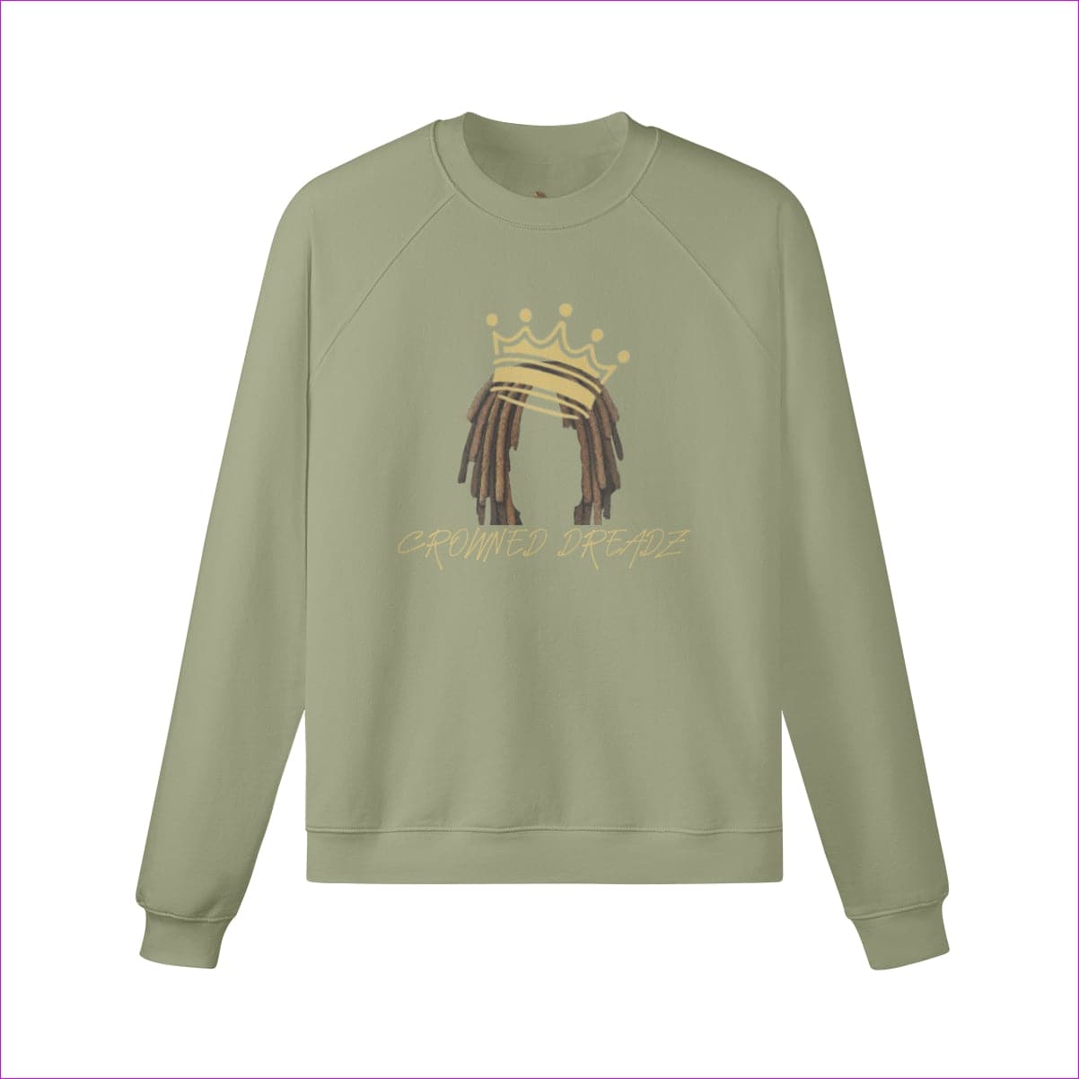 Matcha Green - Crowned Dreadz Heavyweight Fleece-lined Sweatshirt - 6 colors - mens sweatshirt at TFC&H Co.