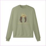 Matcha Green - Crowned Dreadz Heavyweight Fleece-lined Sweatshirt - 6 colors - mens sweatshirt at TFC&H Co.