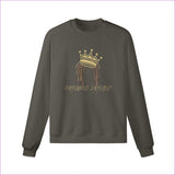 Charcoal Gray - Crowned Dreadz Heavyweight Fleece-lined Sweatshirt - 6 colors - mens sweatshirt at TFC&H Co.