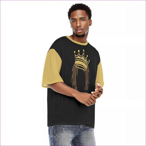 - Crowned Dreadz Men's Drop Shoulder T-shirt With Short Sleeve - Mens T-Shirts at TFC&H Co.