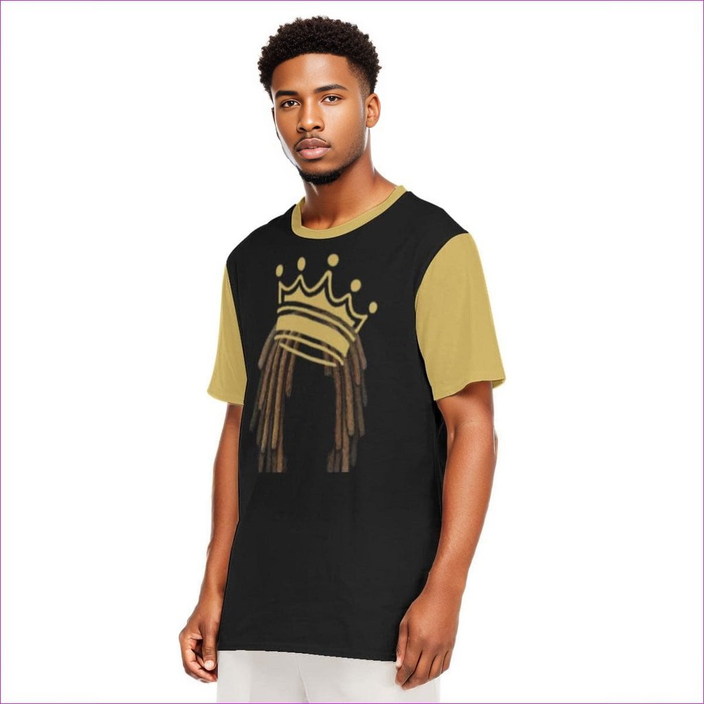 - Crowned Dreadz Men's O-Neck T-Shirt | 100% Cotton - Mens T-Shirts at TFC&H Co.