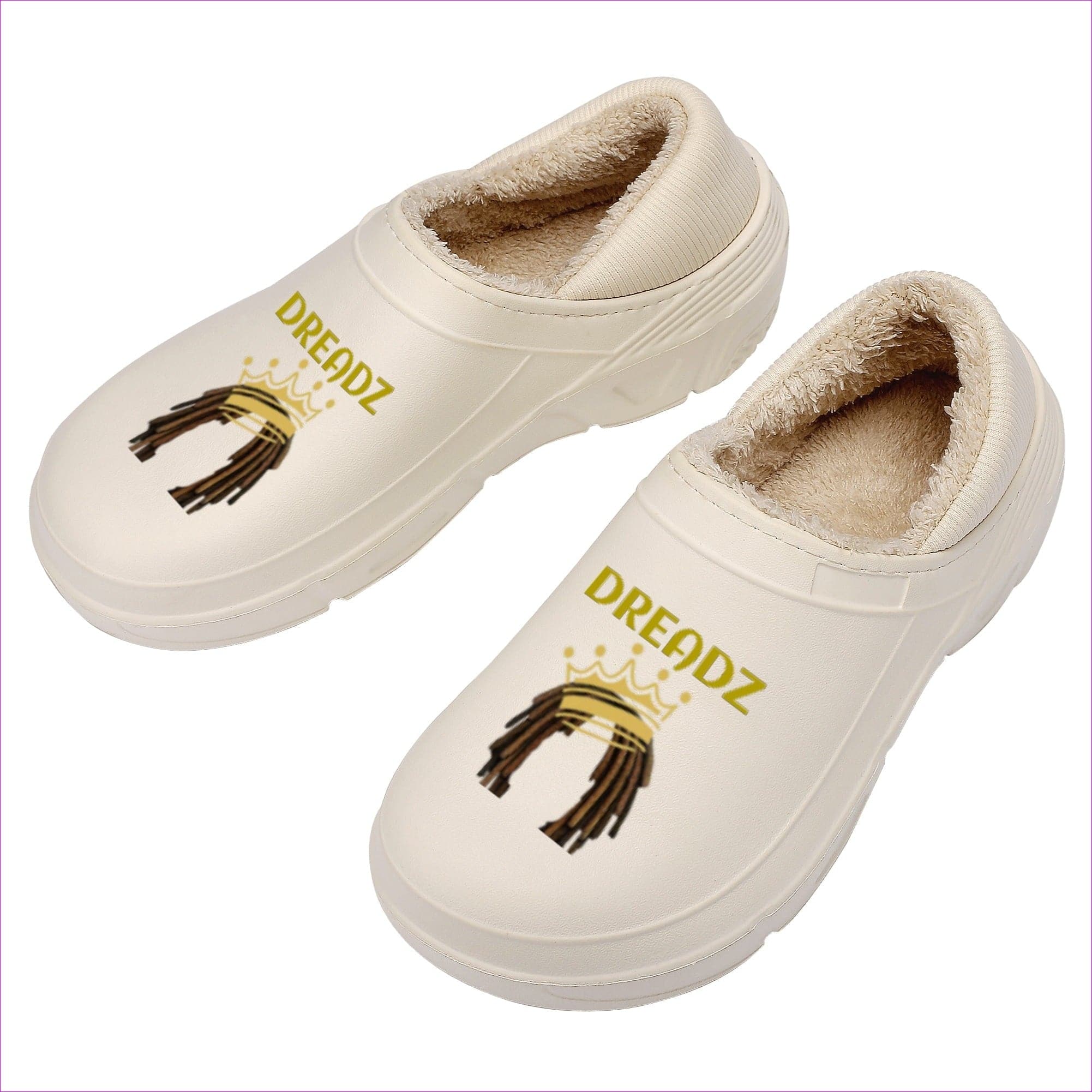 Crowned Dreadz Men's Warm Cotton Slippers - men's slippers at TFC&H Co.