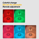 RGB-COLORFUL LARGE CHARGE - Crystal 16 Colors Changing RGB Touch Lamp with Remote* - Lamp at TFC&H Co.