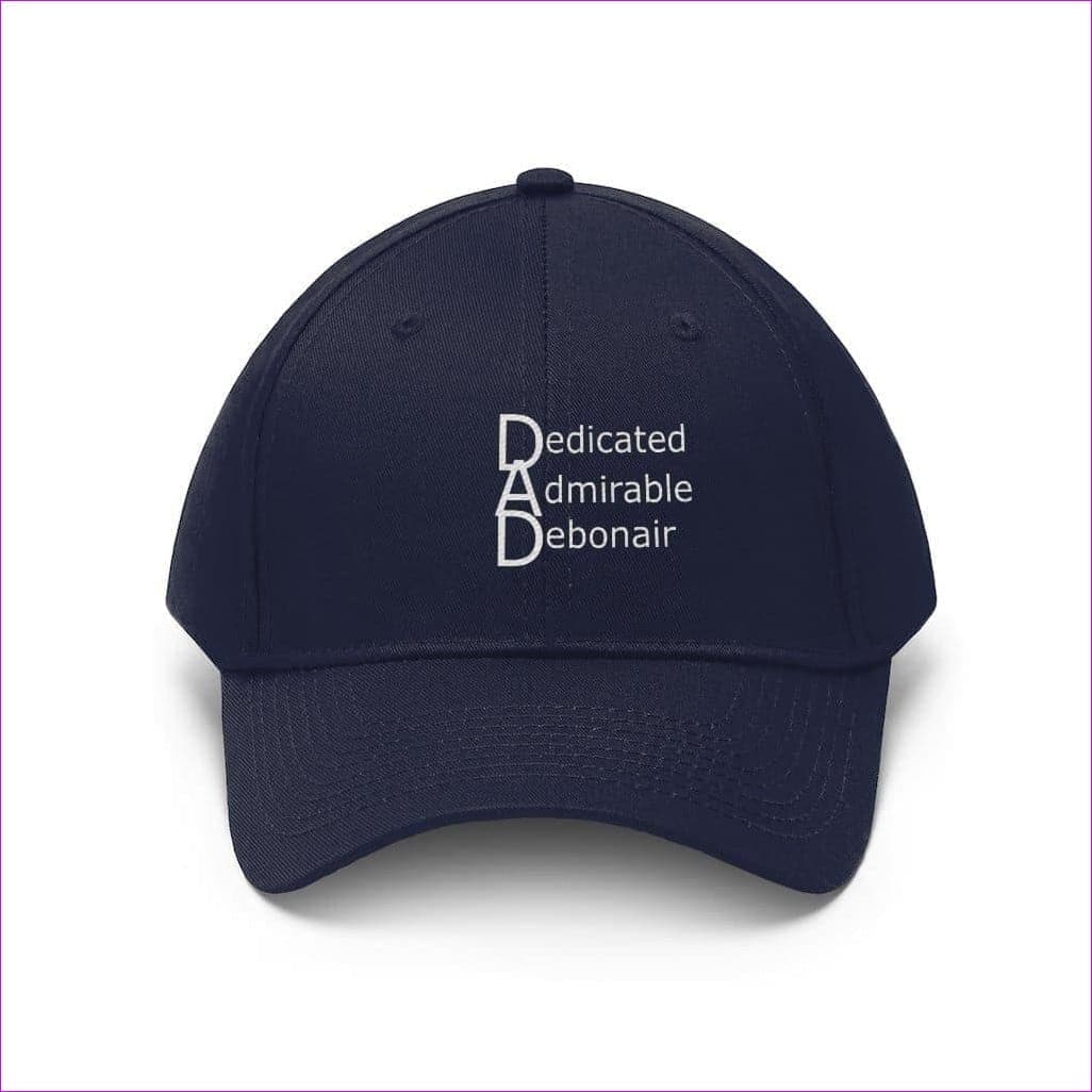 True Navy One size D.A.D Acronym Twill Father's Day Gift Hat - Hats at TFC&H Co.