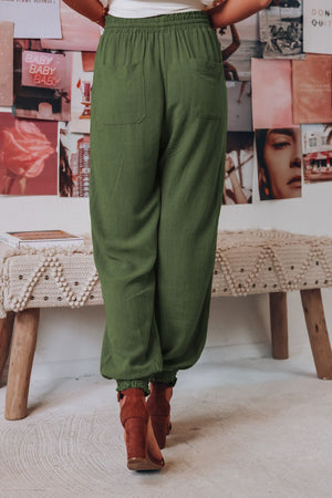 - Tied Long Joggers with Pockets - 5 colors - womens joggers at TFC&H Co.