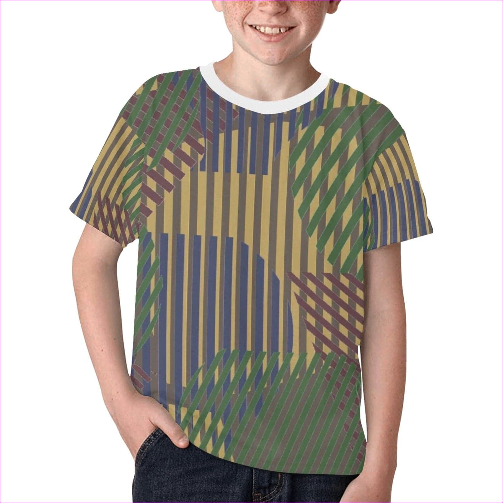 Dark Vivid Weaved Kids T-shirt - Kid's t-shirt at TFC&H Co.
