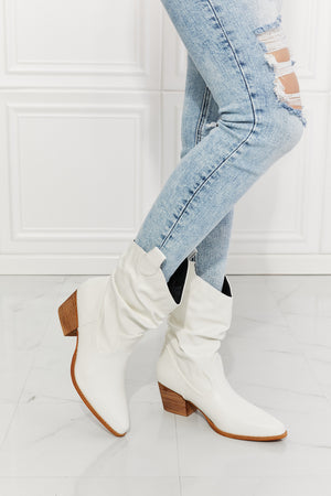 - MMShoes Better in Texas Scrunch White Cowgirl Boots - Ships from The Us - womens boots at TFC&H Co.