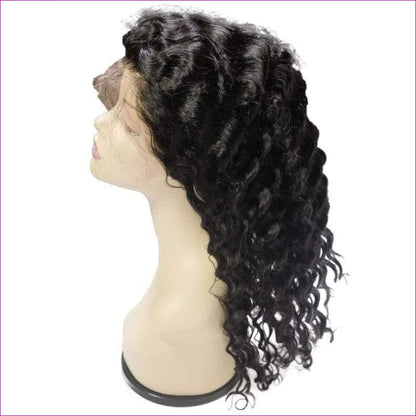 Deep Wave Front Lace Wig 100% Human Hair - wig at TFC&H Co.