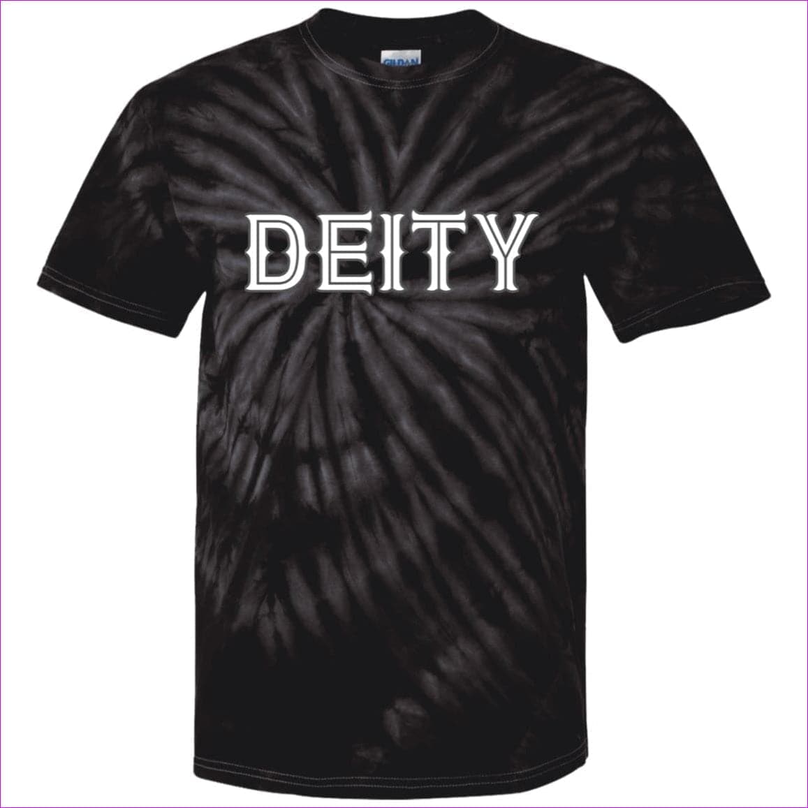 SpiderBlack Deity 100% Cotton Men's Tie Dye T-Shirt - Men's T-Shirts at TFC&H Co.