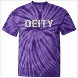 SpiderPurple Deity 100% Cotton Men's Tie Dye T-Shirt - Men's T-Shirts at TFC&H Co.