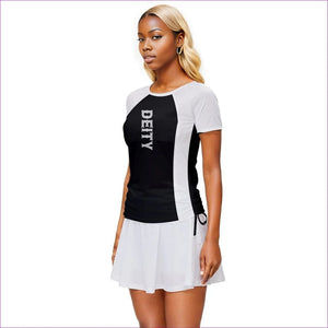 - Deity Black Color Block Womens Sports Wear Set - athletic-workout-sets at TFC&H Co.