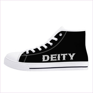- Deity Black High-Top Canvas Shoes - canvas shoes at TFC&H Co.