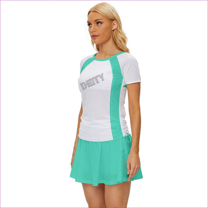 Deity Color Block Womens Sports Wear Set - athletic-workout-sets at TFC&H Co.