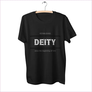 Black - Deity Couple's Pima Cotton Jersey Short Sleeve Tshirt - Unisex T-Shirt at TFC&H Co.