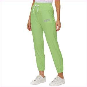 - Deity Cropped Drawstring Pants - Green - womens sweatpants at TFC&H Co.